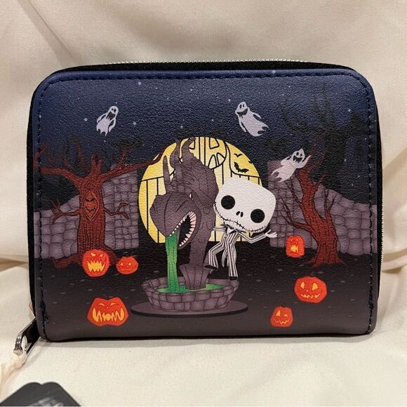 Disney Accessories - Funko Disney Nightmare Before Christmas Jack Zip Around Wallet NWT